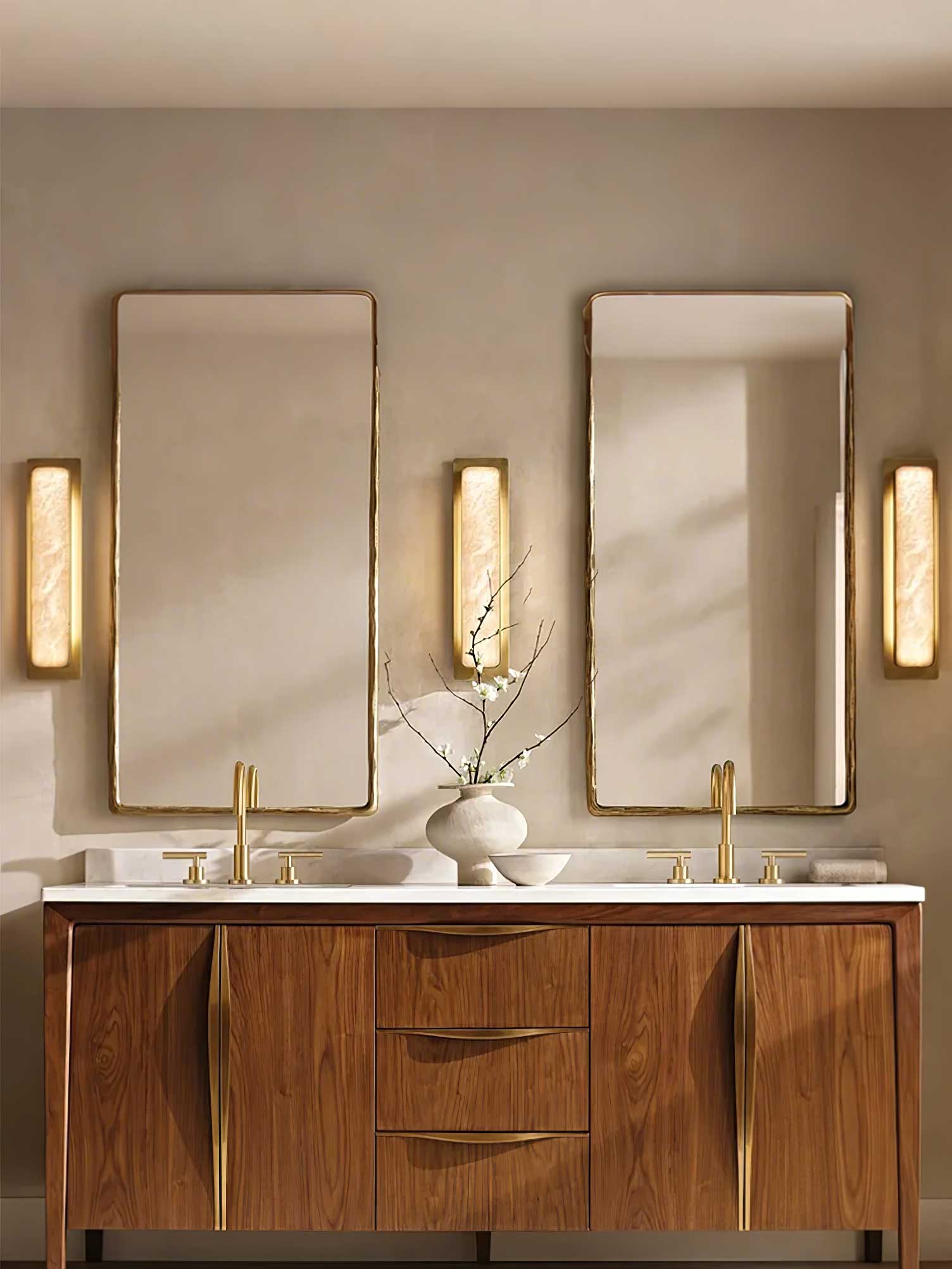 Ollore Linear Alabaster Wall Light - Blowlighting