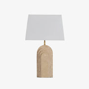 Livia Travertine Table Lamp - Blowlighting