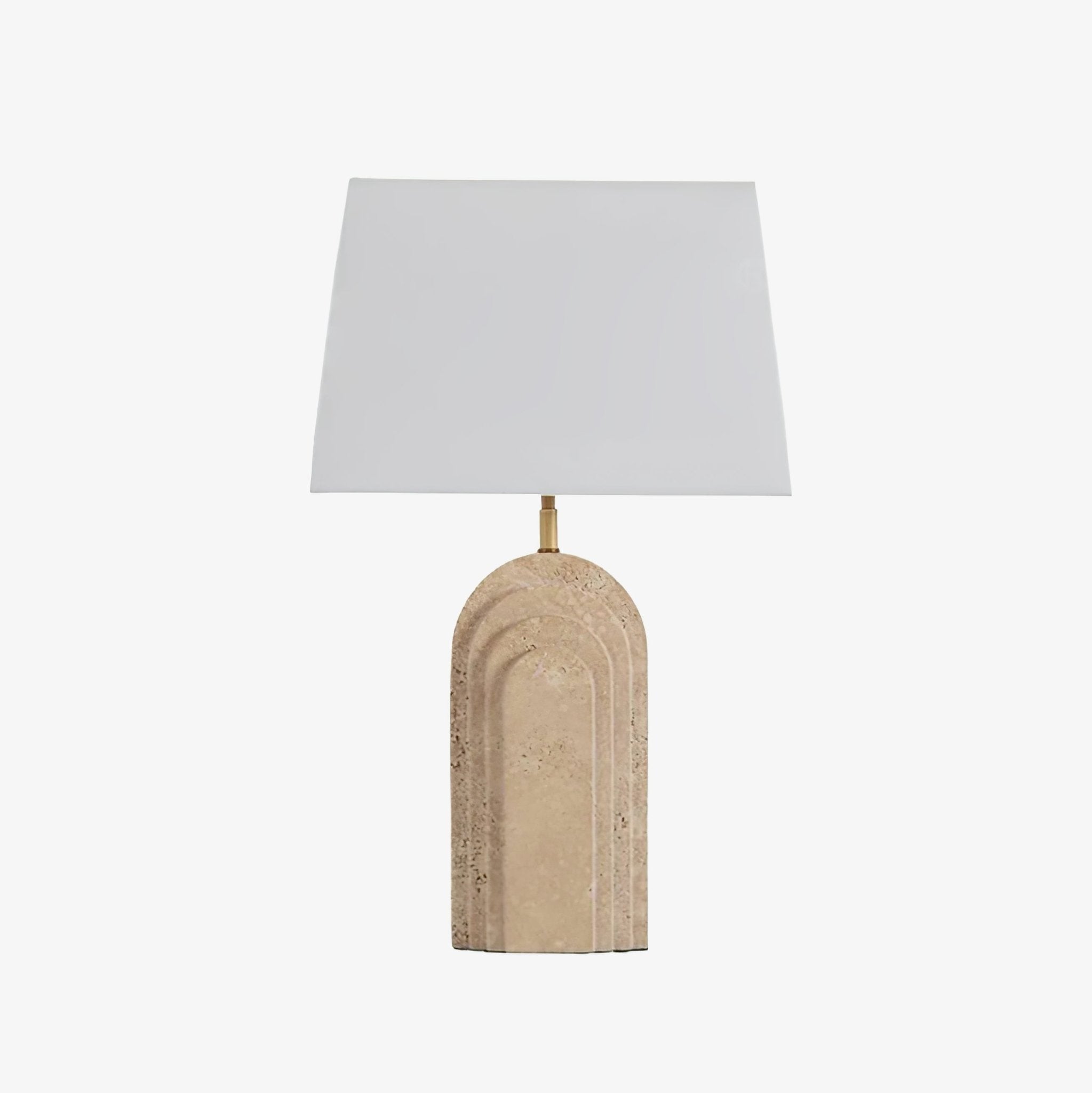 Livia Travertine Table Lamp - Blowlighting