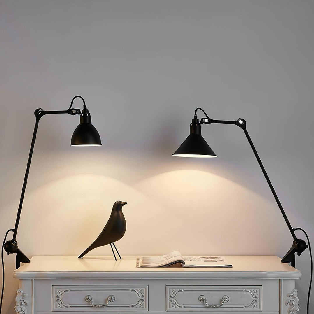 Versa Glide Clamp Table Lamp - Blowlighting