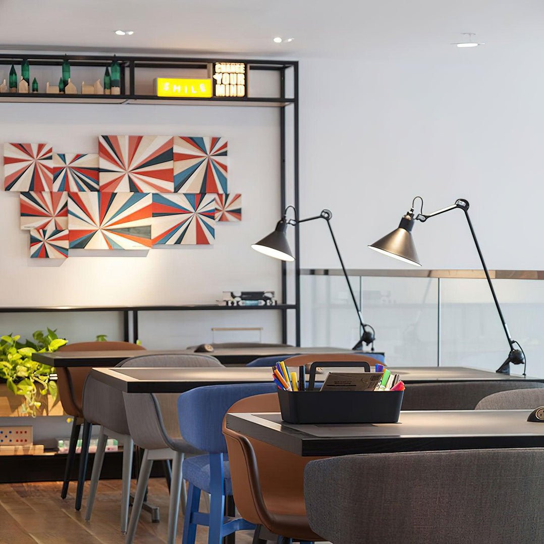 Versa Glide Clamp Table Lamp - Blowlighting