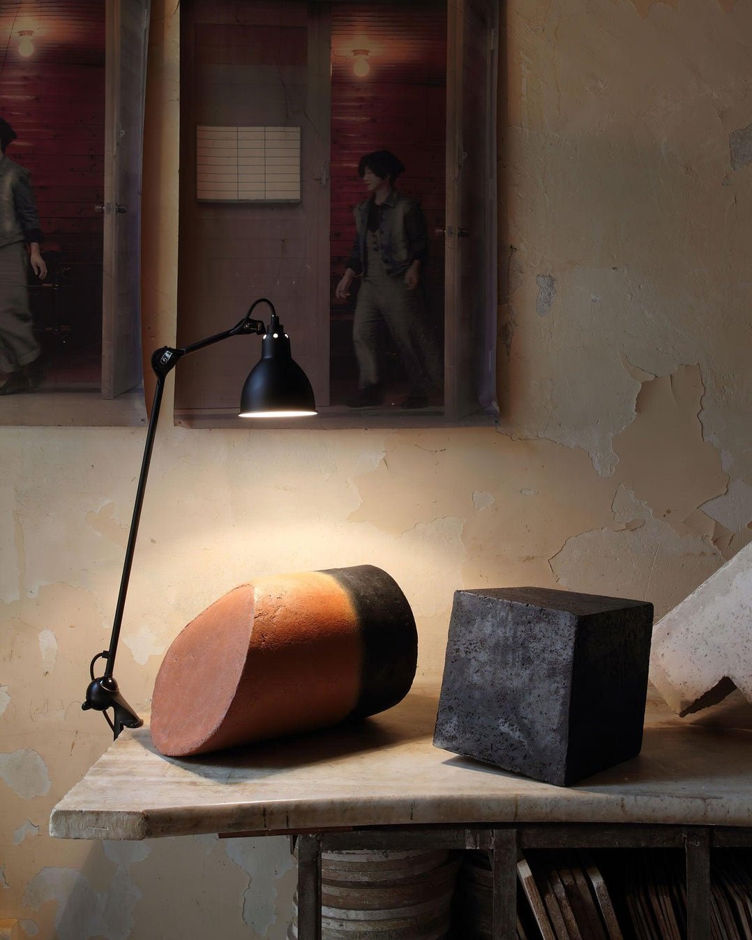 Versa Glide Clamp Table Lamp - Blowlighting