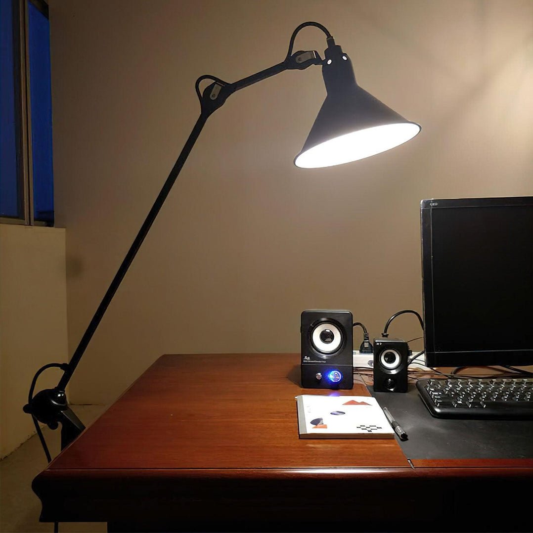 Versa Glide Clamp Table Lamp - Blowlighting