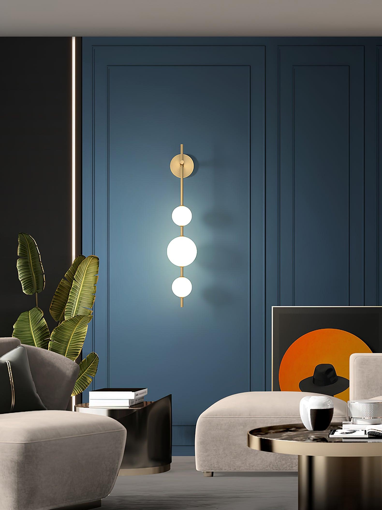 Vertical Globe Wall Lamp - Blowlighting