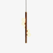 Vertical Orb Timber Pendant Lamp - Blowlighting