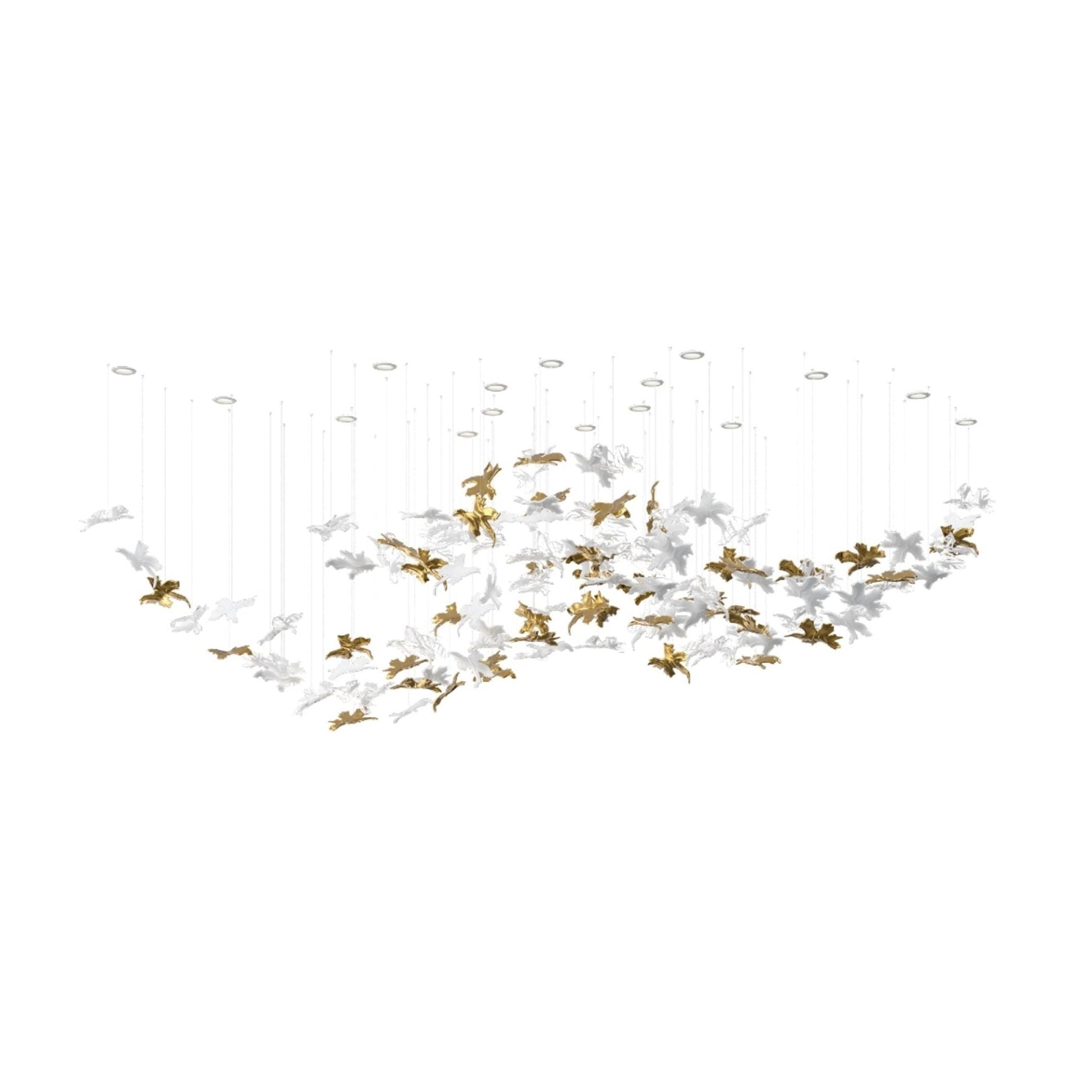 Arinan Floral Glass Chandelier - Blowlighting