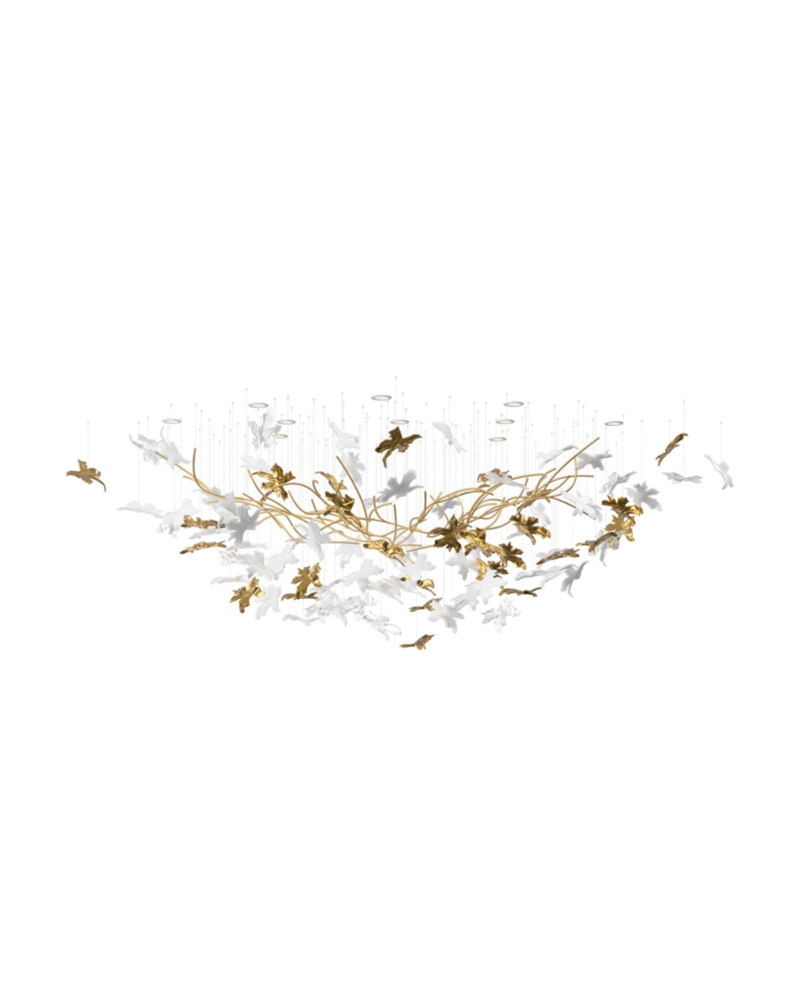 Arinan Floral Glass Chandelier - Blowlighting