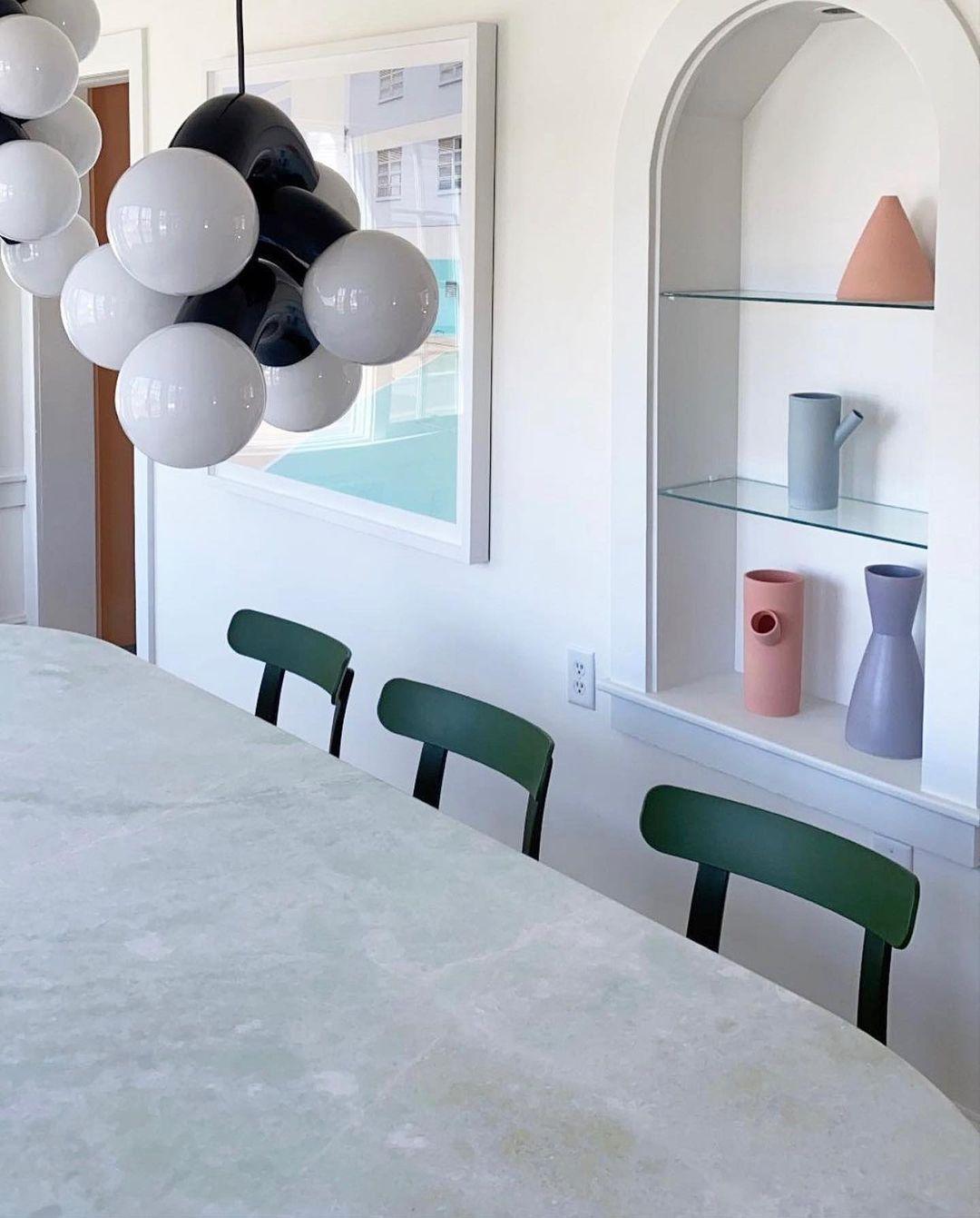 Ermira Premium Nordic Art Metal Glass Pendant Lamp - Blowlighting