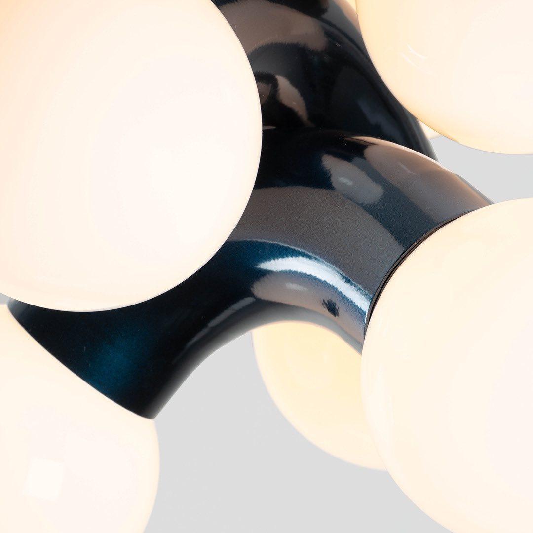 Ermira Premium Nordic Art Metal Glass Pendant Lamp - Blowlighting