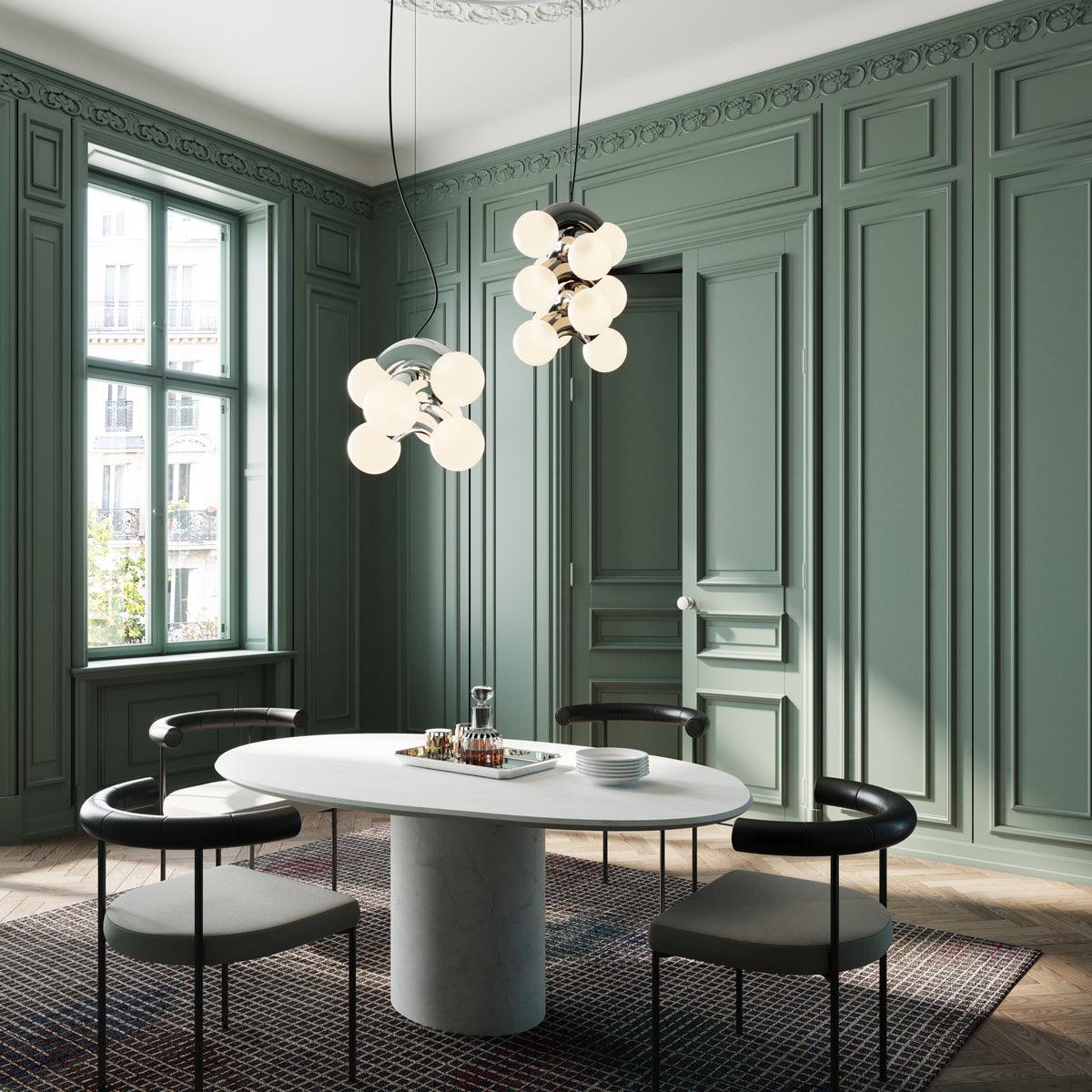 Ermira Premium Nordic Art Metal Glass Pendant Lamp - Blowlighting