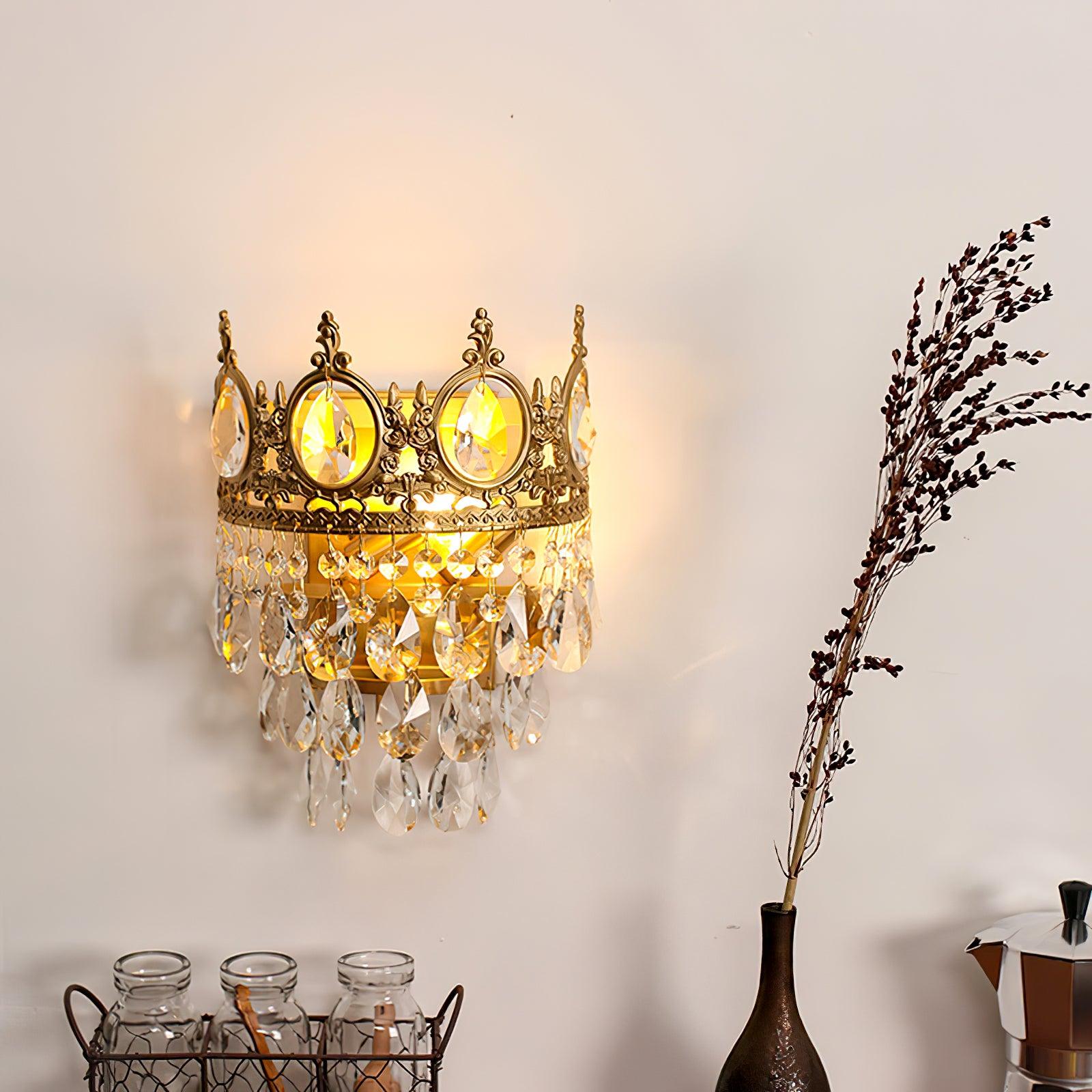 Ulliryra Vintage Crystal Wall Light - Blowlighting