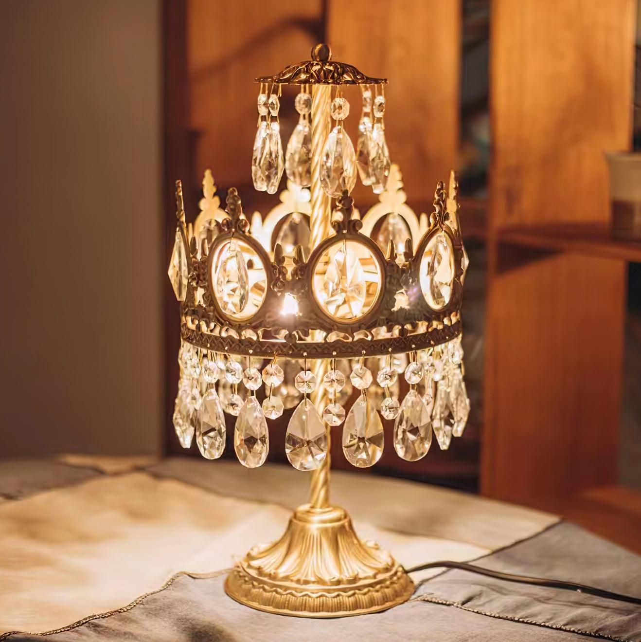 Vintage Crystal Table Light - Blowlighting