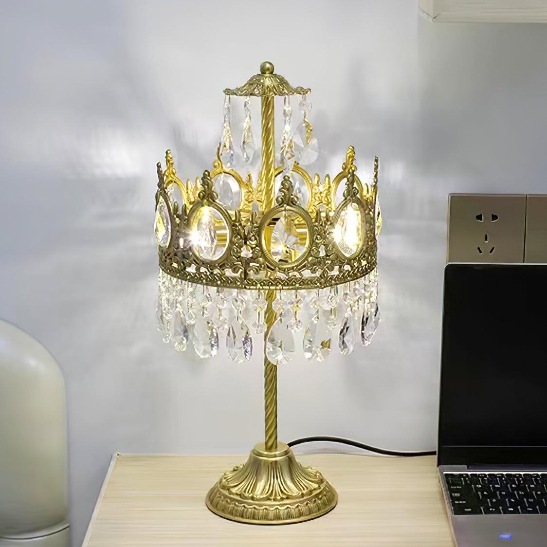 Vintage Crystal Table Light - Blowlighting