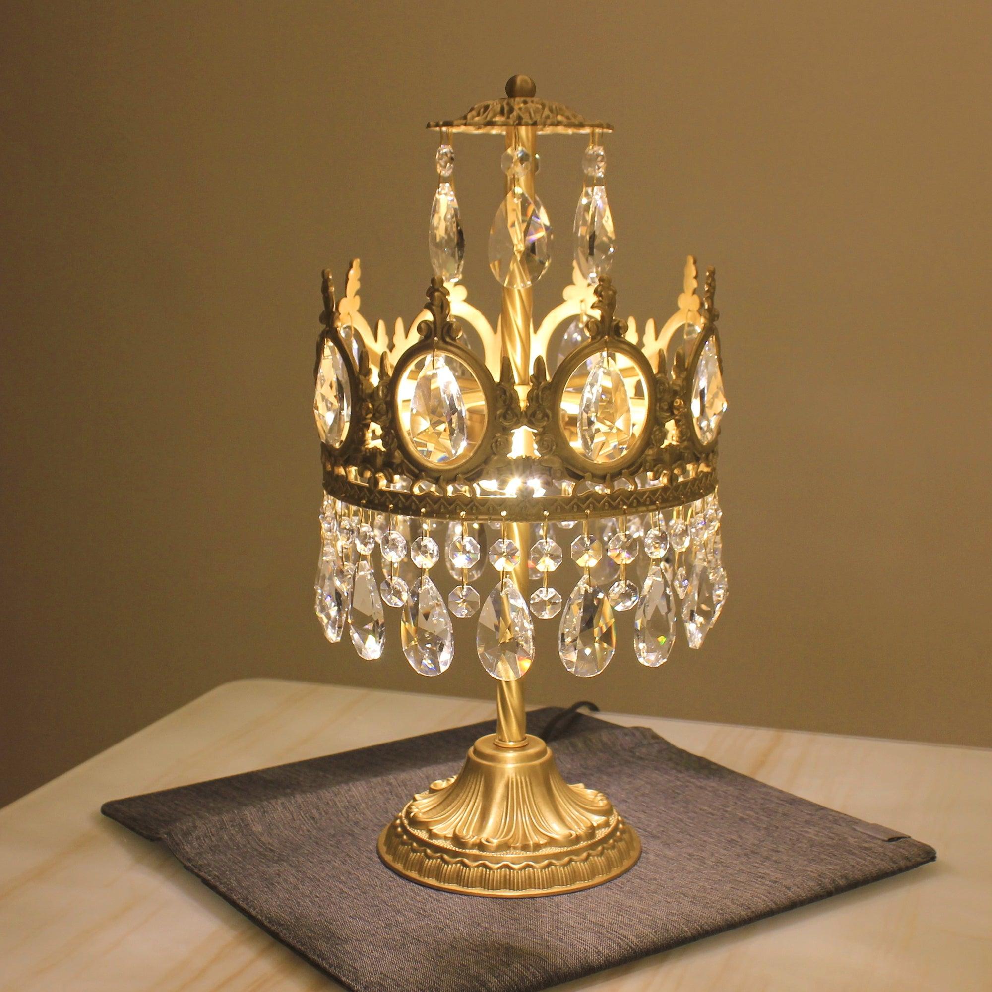 Vintage Crystal Table Light - Blowlighting