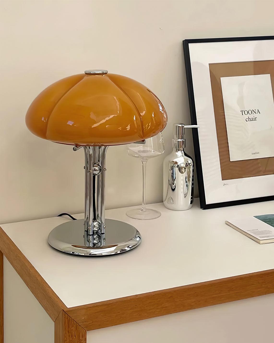 Mushroom Bauhaus Table Lamp - Blowlighting