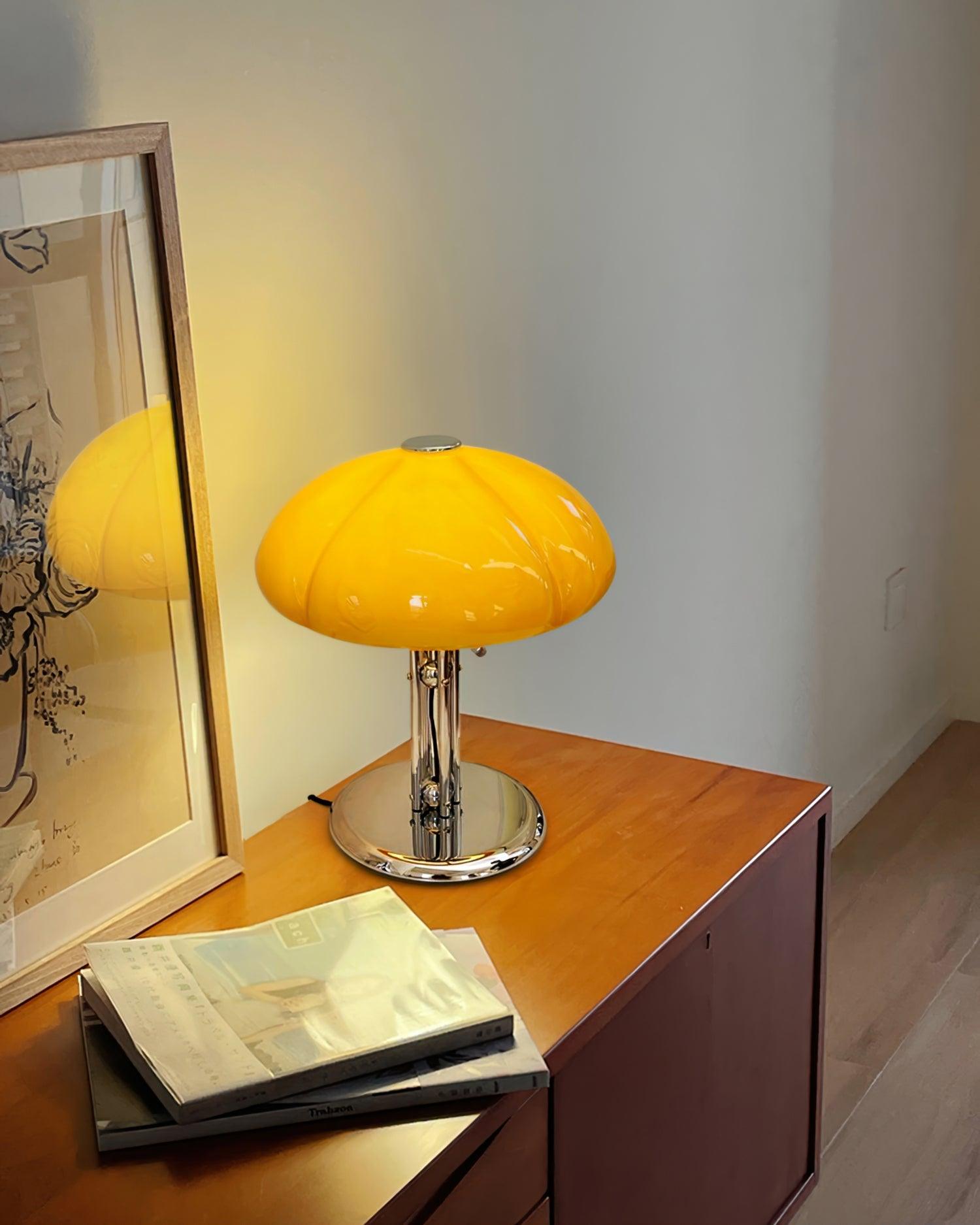 Mushroom Bauhaus Table Lamp - Blowlighting