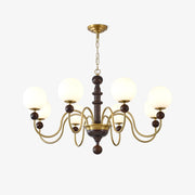 Aurora Chandelier Vintage Curved Sphere - Blowlighting