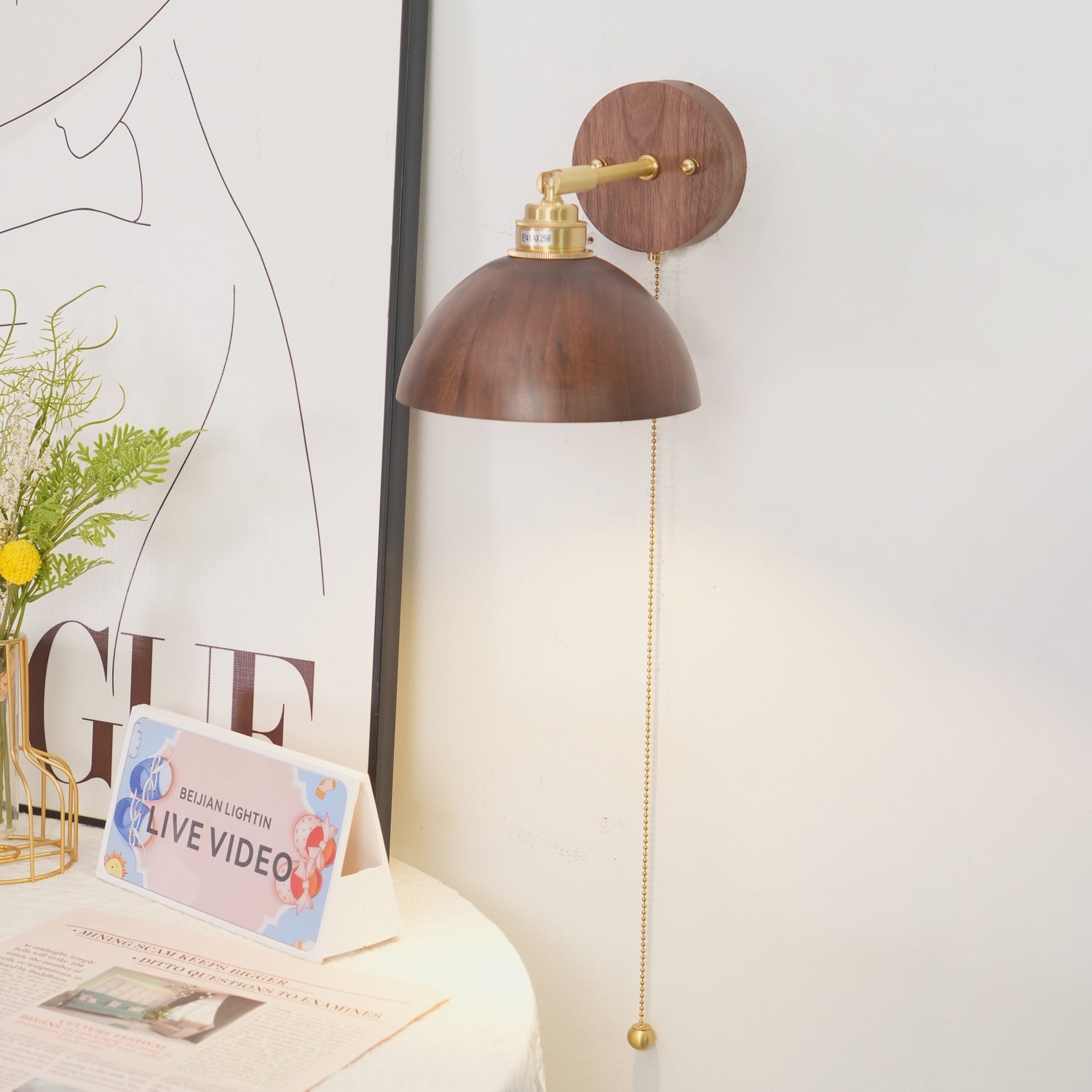 Rhett Pull Wall Lamp - Blowlighting