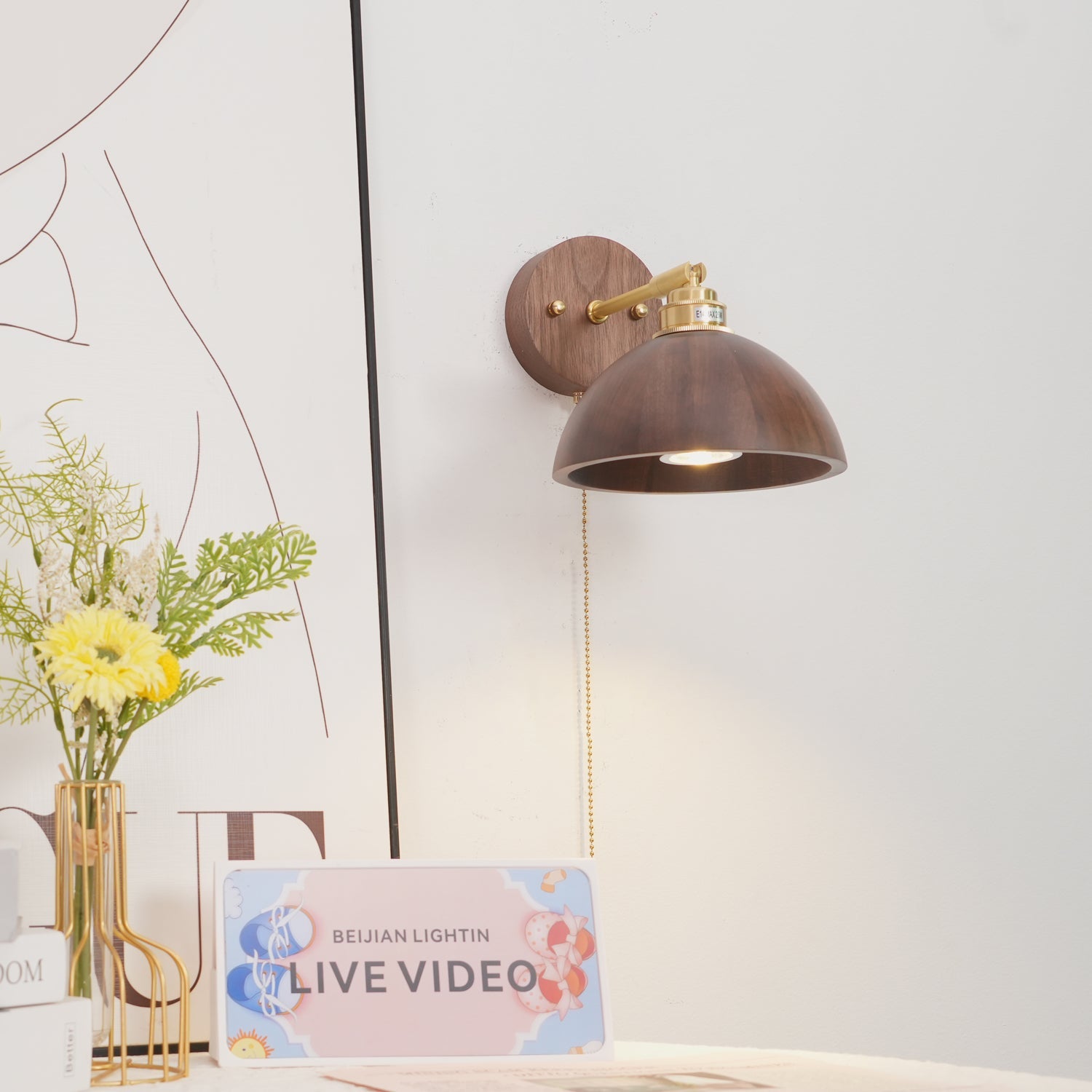 Rhett Pull Wall Lamp - Blowlighting