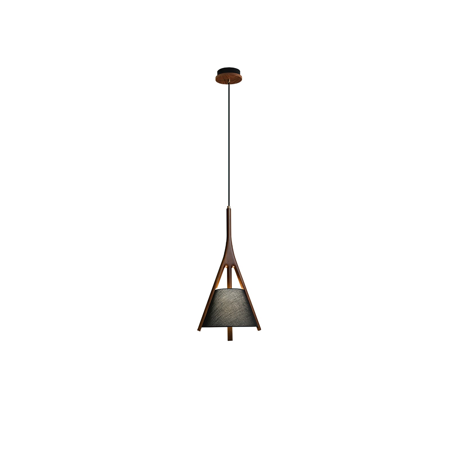 Zovenarae Triangular Wood Pendant Light - Blowlighting
