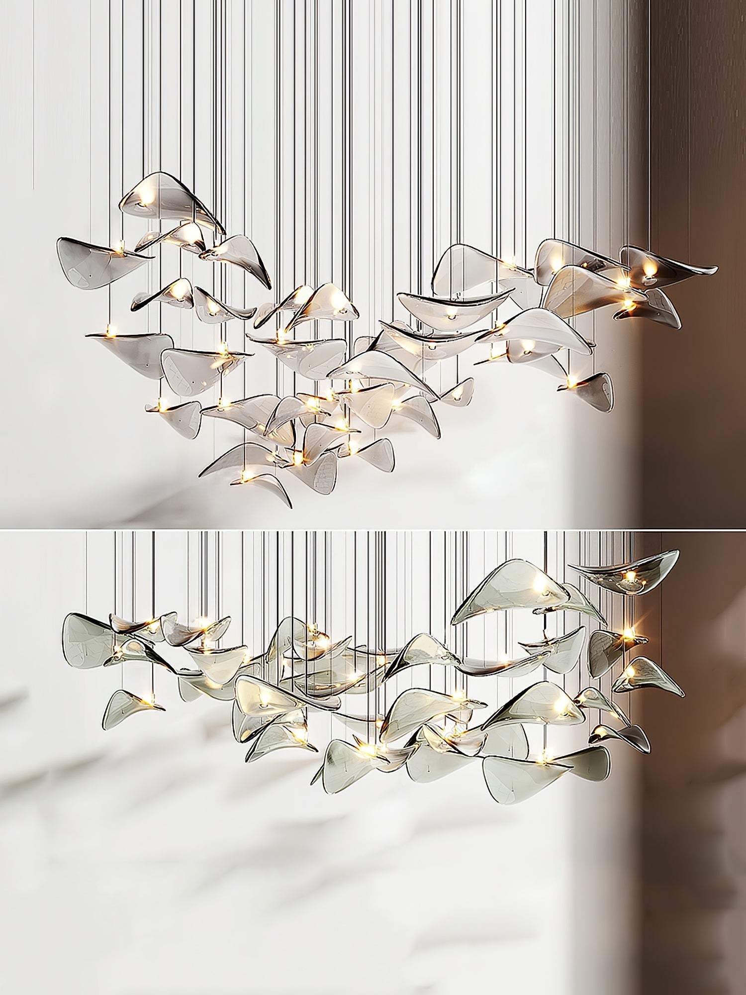 Eurrinia Butterfly Gold Metal Pendant Light - Blowlighting