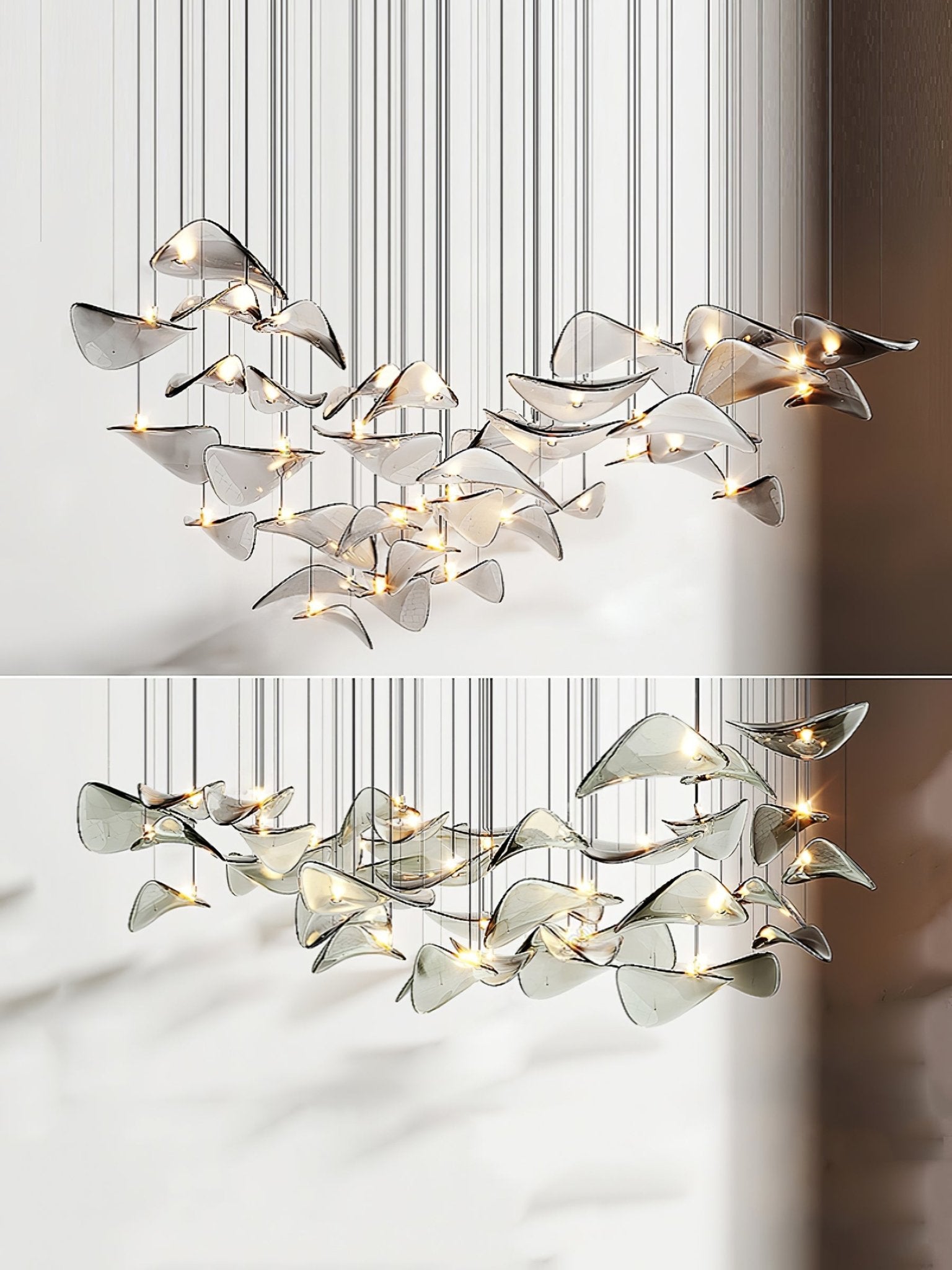 Eurrinia Butterfly Gold Metal Pendant Light - Blowlighting