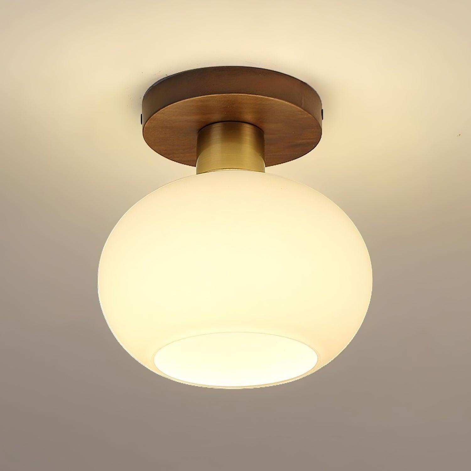 White Shell Ceiling Lamp - Blowlighting