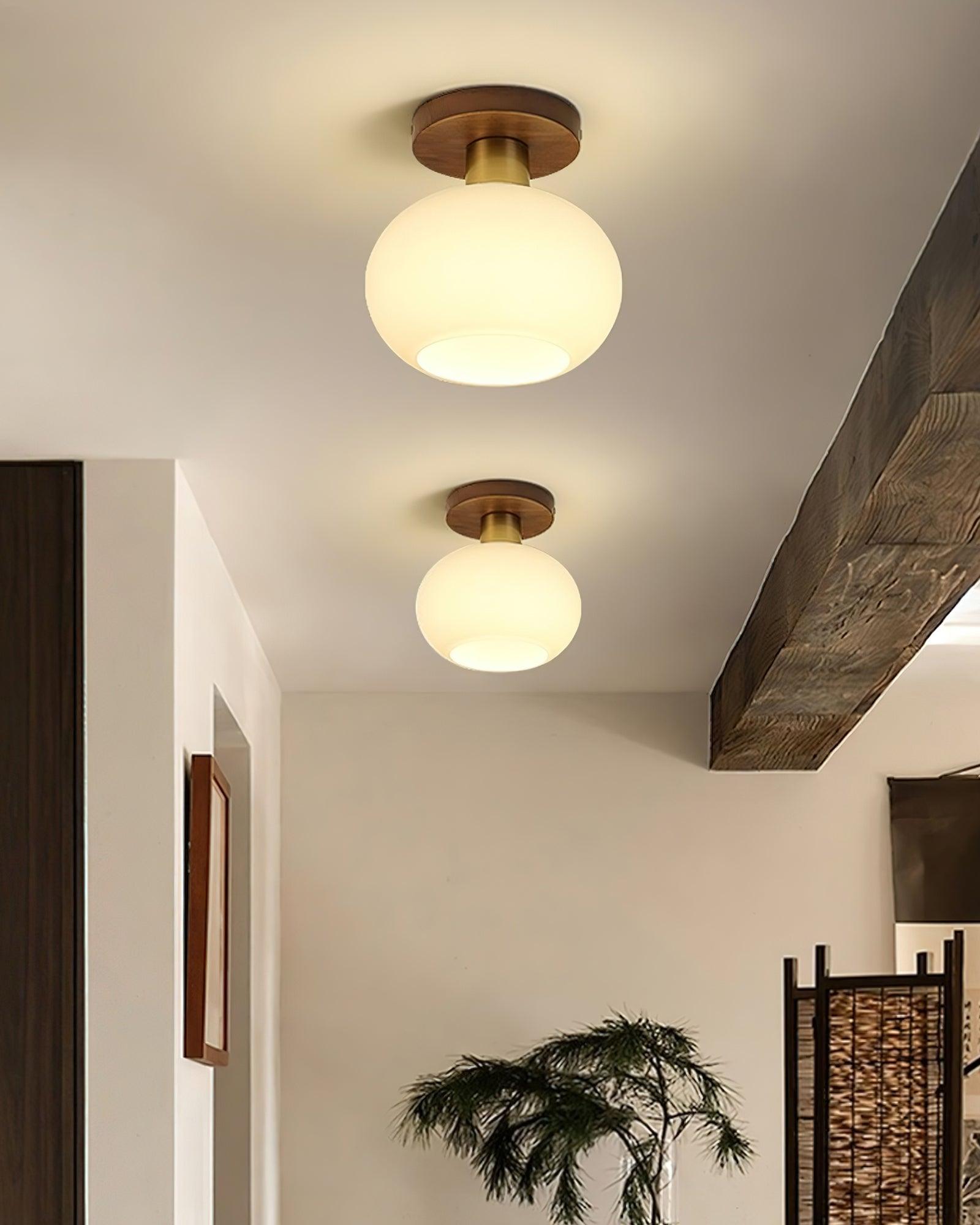 White Shell Ceiling Lamp - Blowlighting