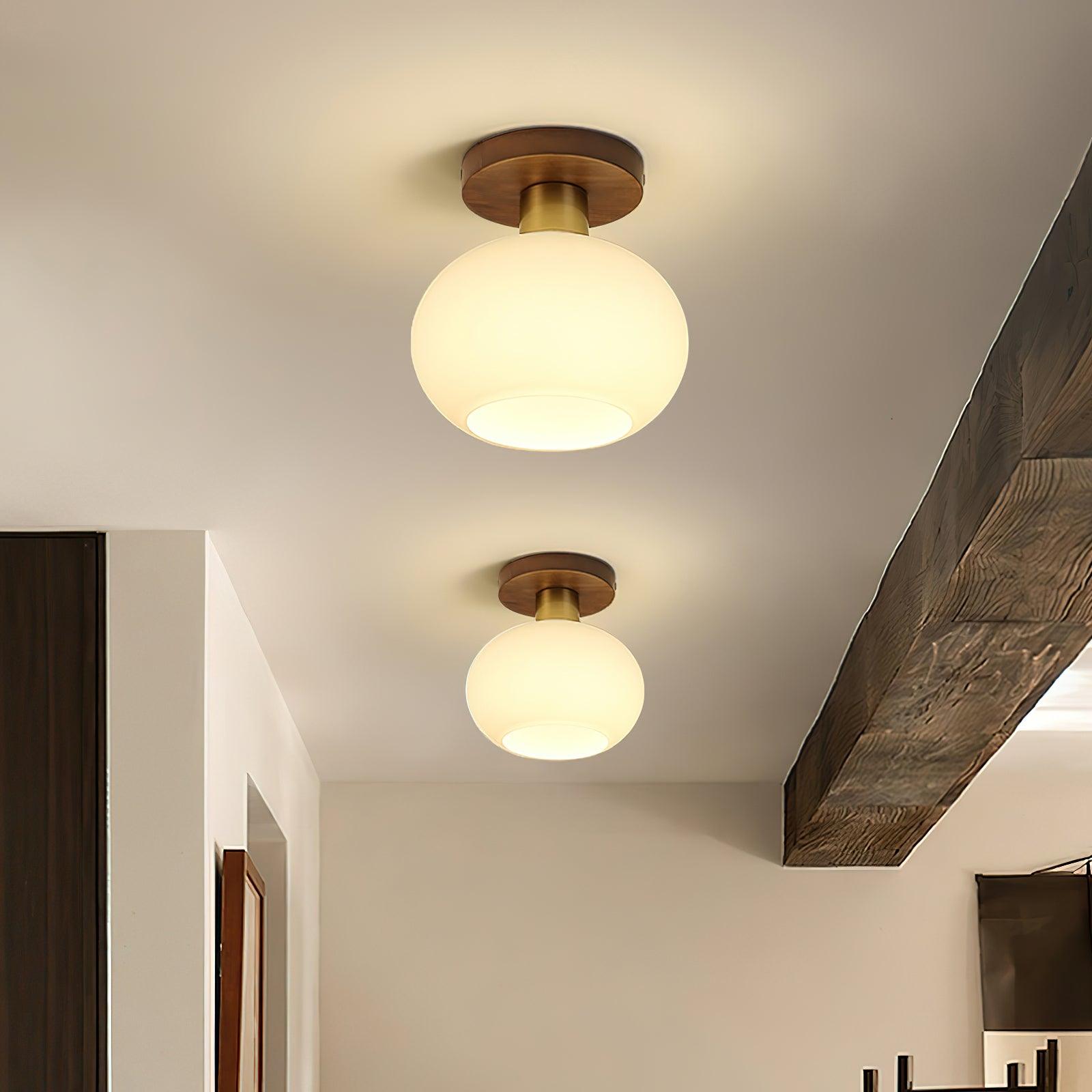 White Shell Ceiling Lamp - Blowlighting
