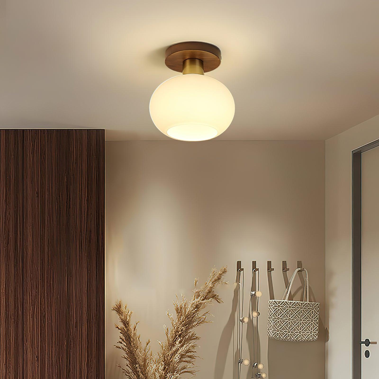 White Shell Ceiling Lamp - Blowlighting