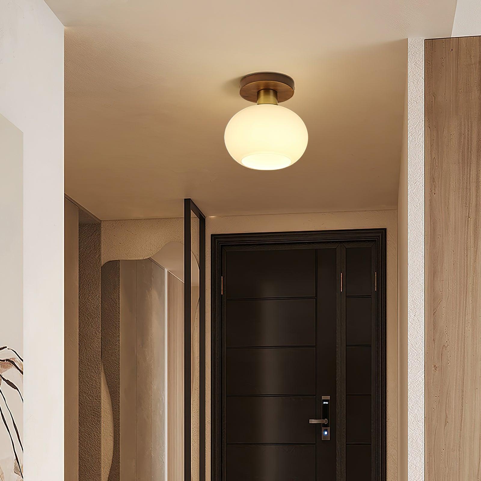 White Shell Ceiling Lamp - Blowlighting