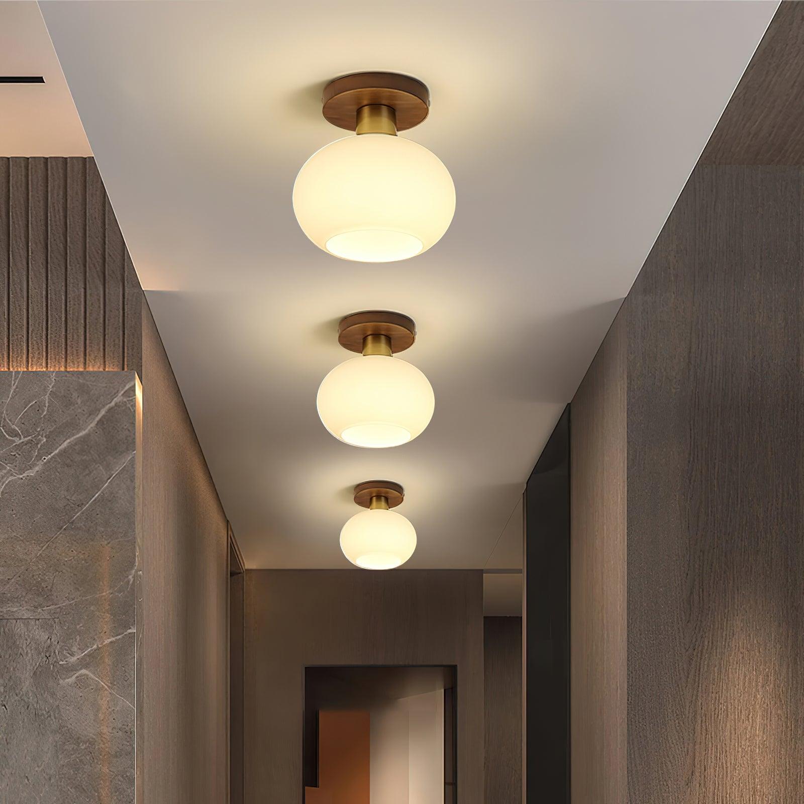 White Shell Ceiling Lamp - Blowlighting