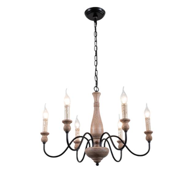 Aurora Chandelier Farmhouse Rustic - Blowlighting