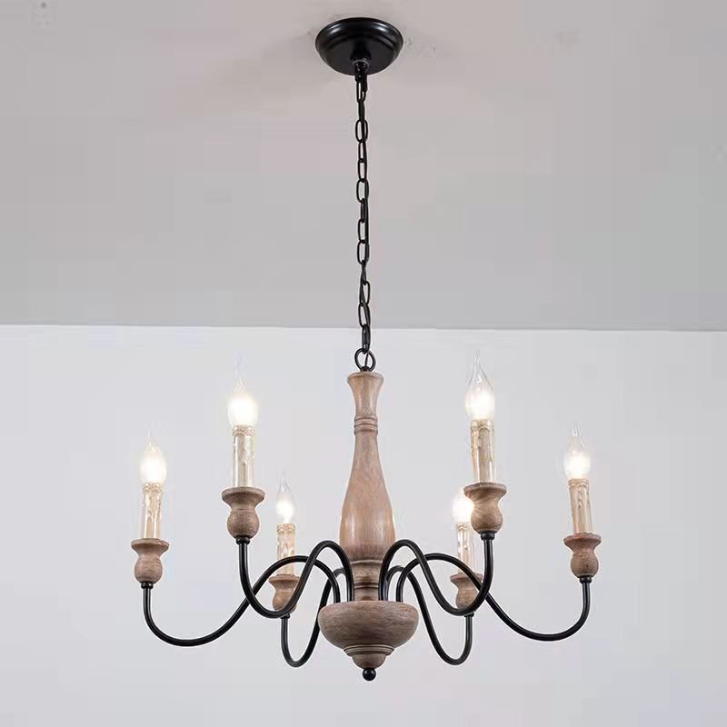 Aurora Chandelier Farmhouse Rustic - Blowlighting