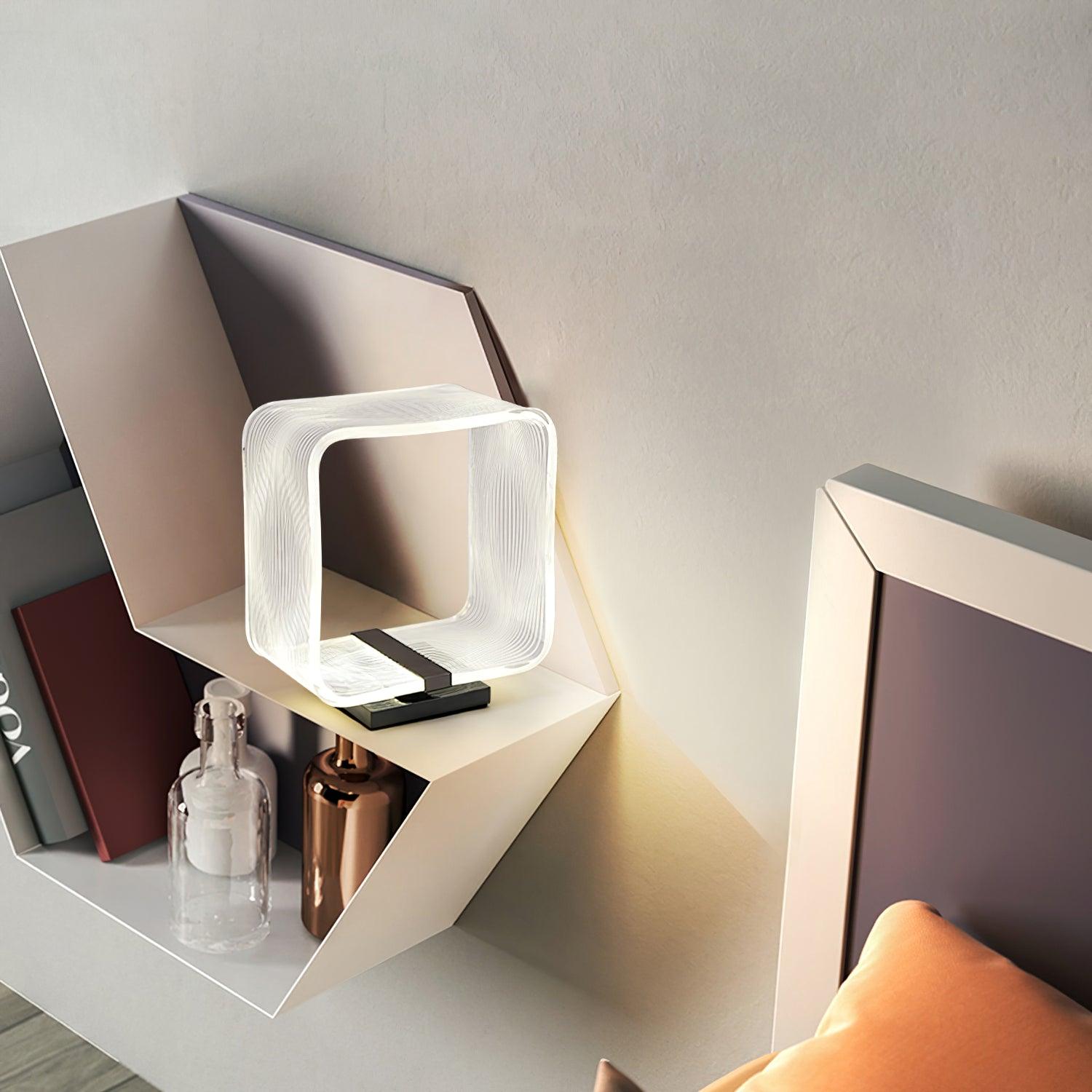 Wire Cube Table Lamp - Blowlighting