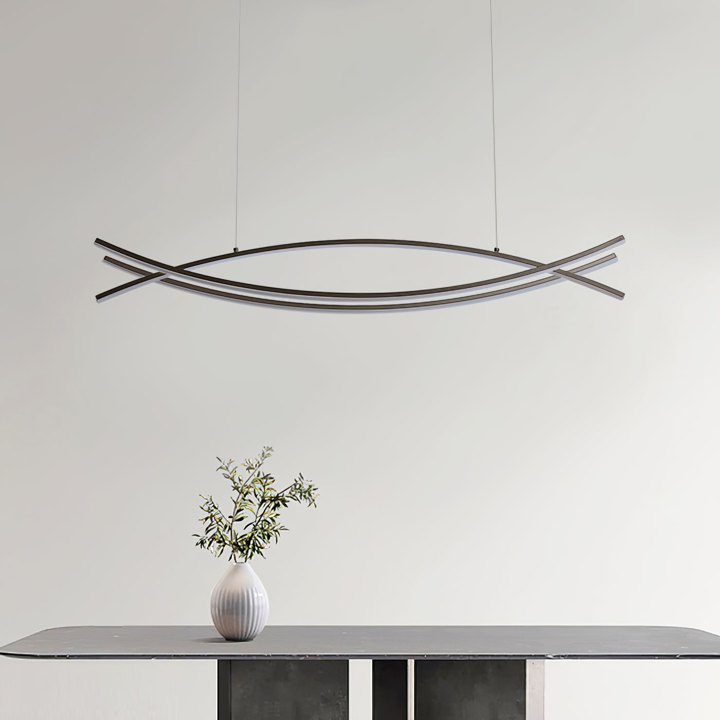 Wishbone LED Chandelier - Blowlighting
