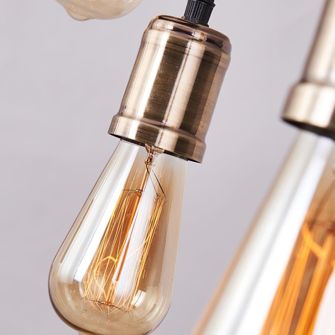 Wood Hanging Multi Chandelier - Blowlighting