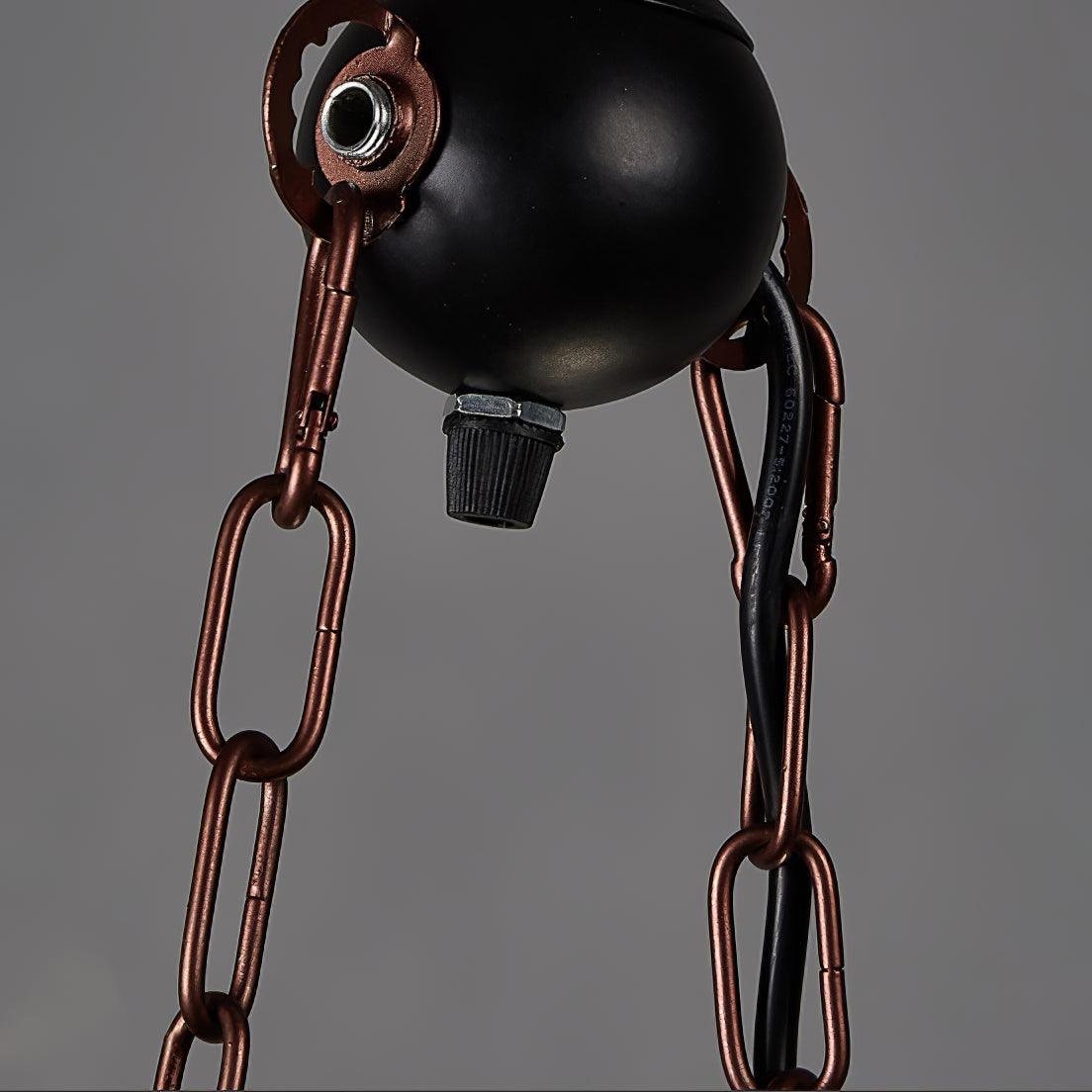 Wood Hanging Multi Chandelier - Blowlighting