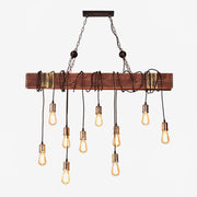 Wood Hanging Multi Chandelier - Blowlighting
