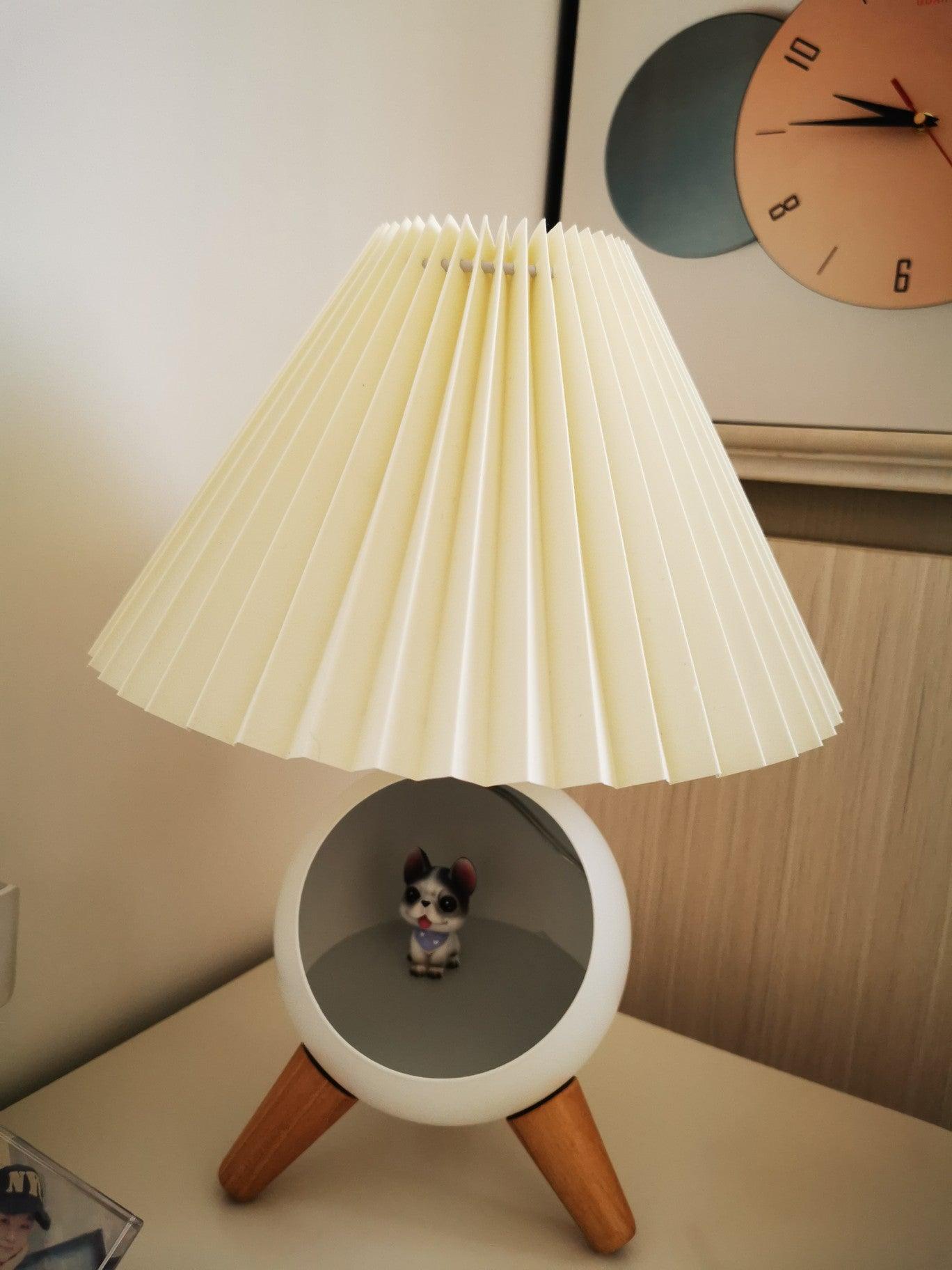 Wood Small Table Lamp - Blowlighting