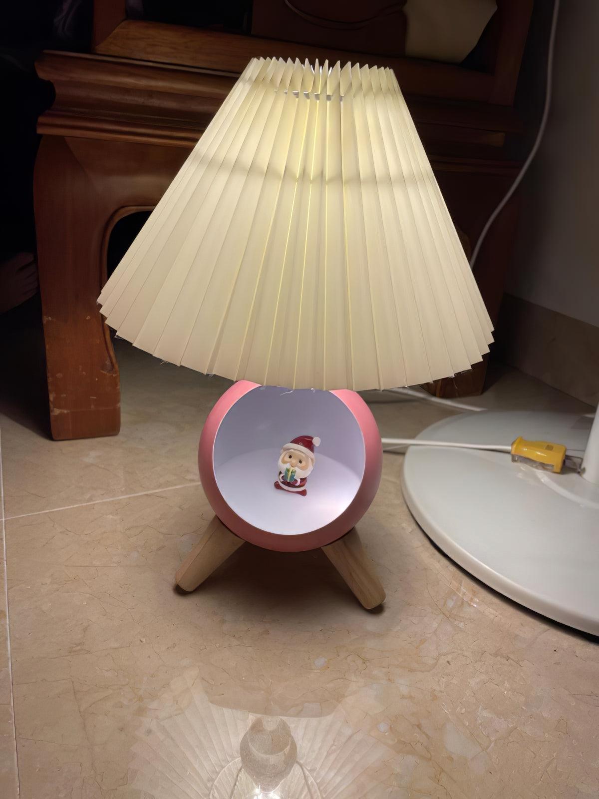Wood Small Table Lamp - Blowlighting