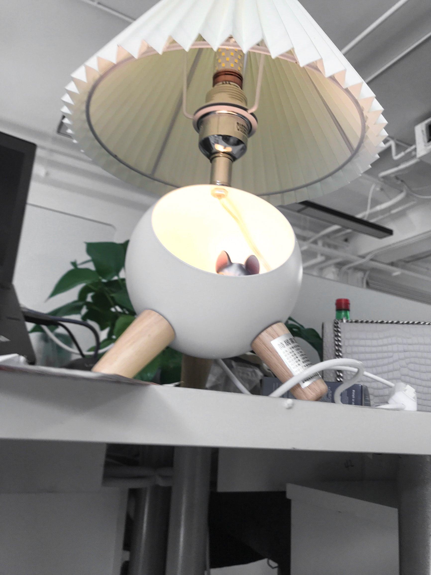 Wood Small Table Lamp - Blowlighting