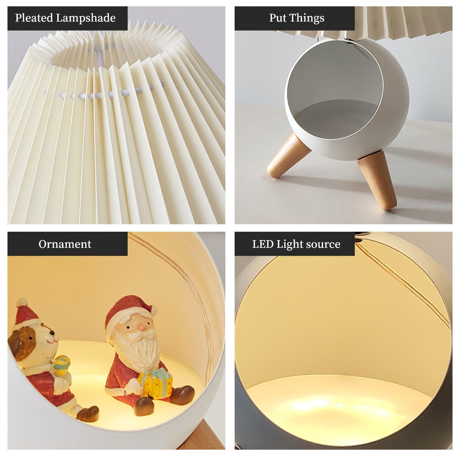 Wood Small Table Lamp - Blowlighting