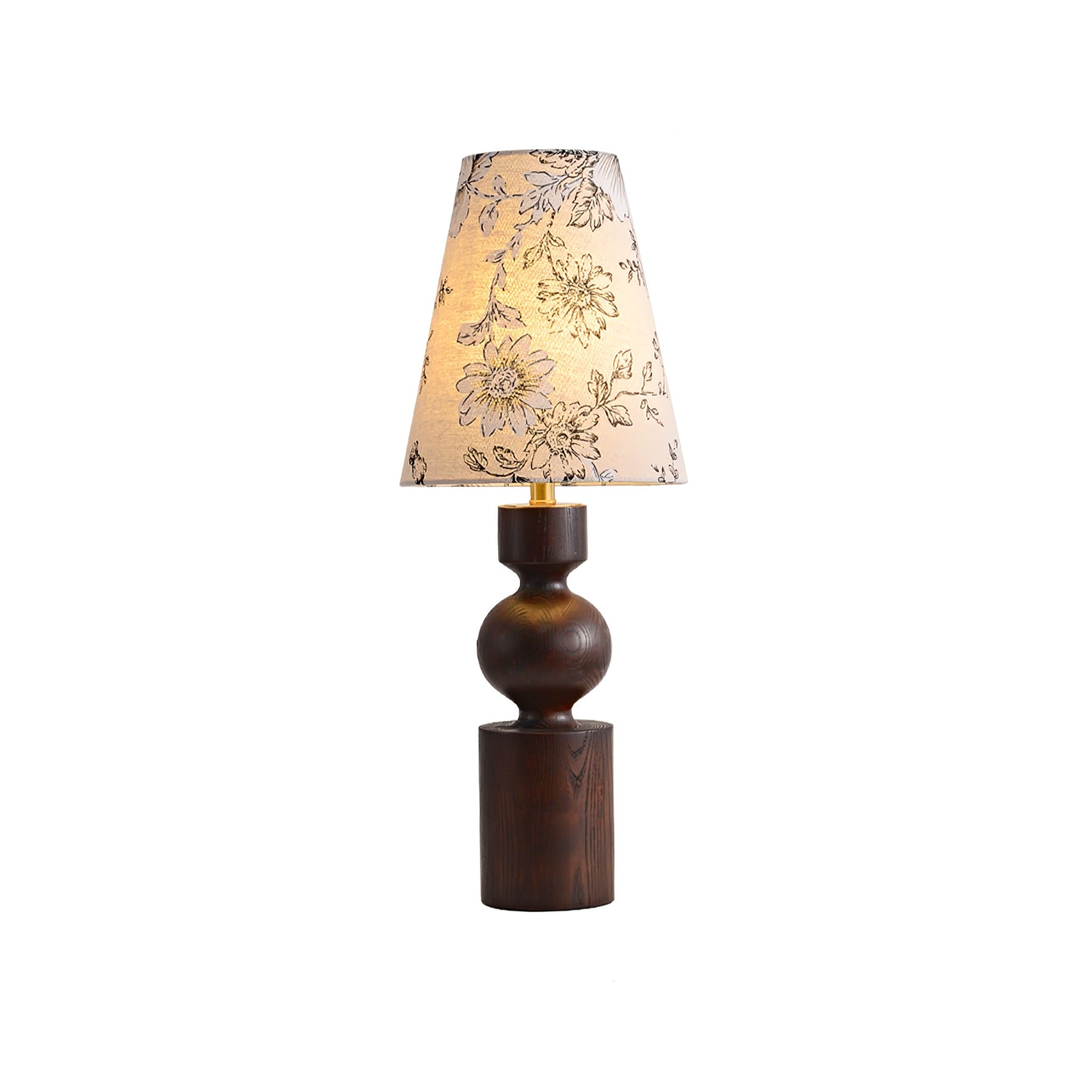 Wooden Flower Pattern Table Lamp - Blowlighting