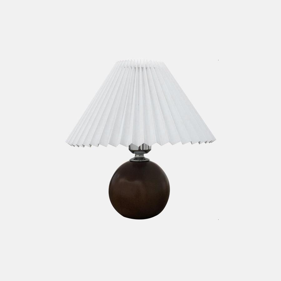 Wooden Pleated Table Lamp - Blowlighting