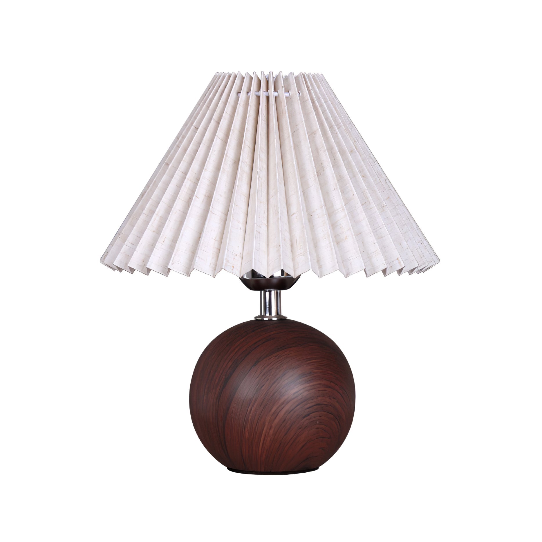 Wooden Pleated Table Lamp - Blowlighting