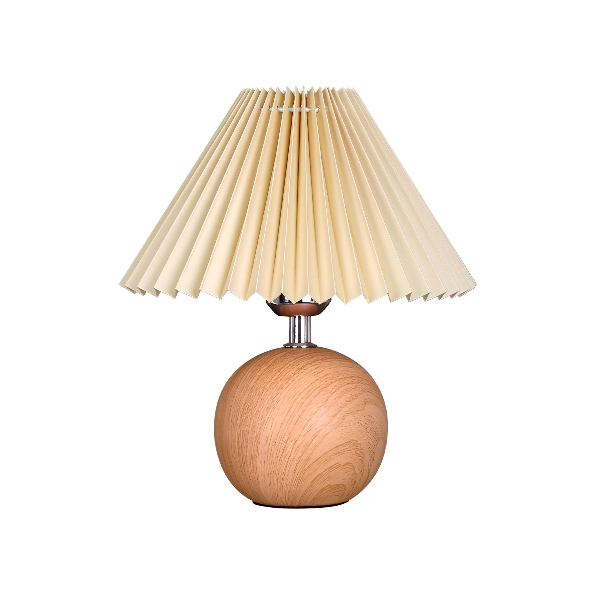 Wooden Pleated Table Lamp - Blowlighting