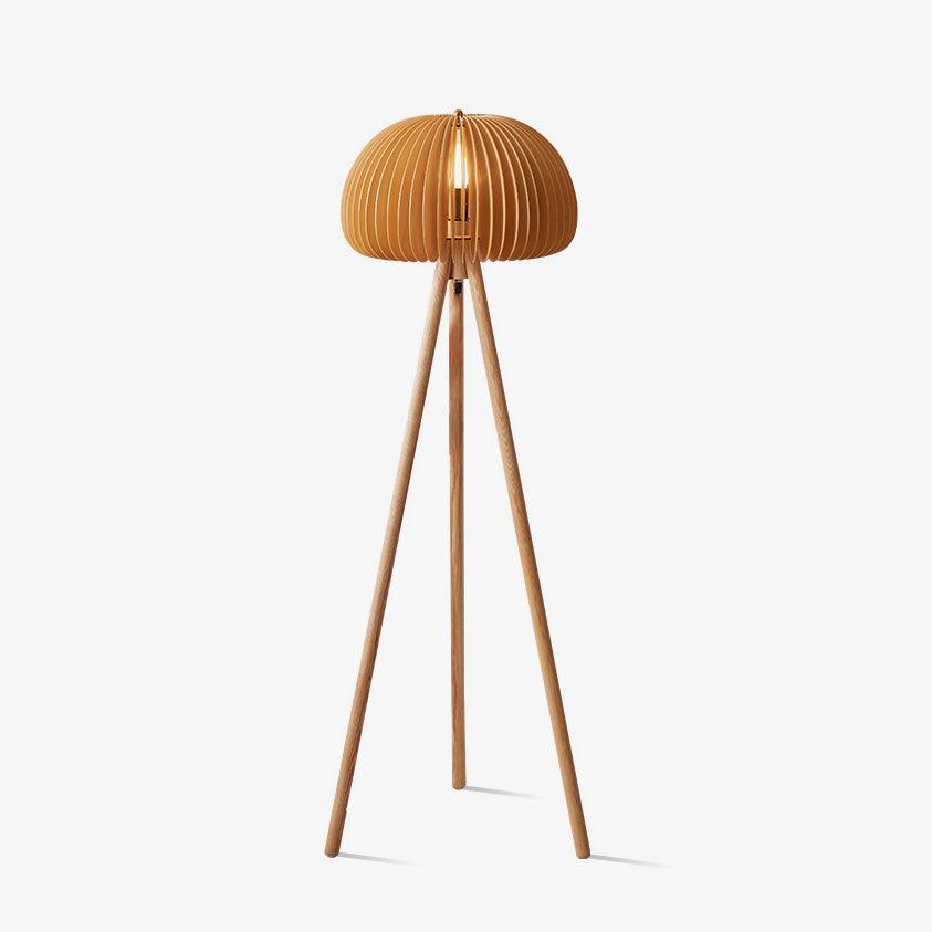 Wooden Pumpkin Floor Lamp - Blowlighting