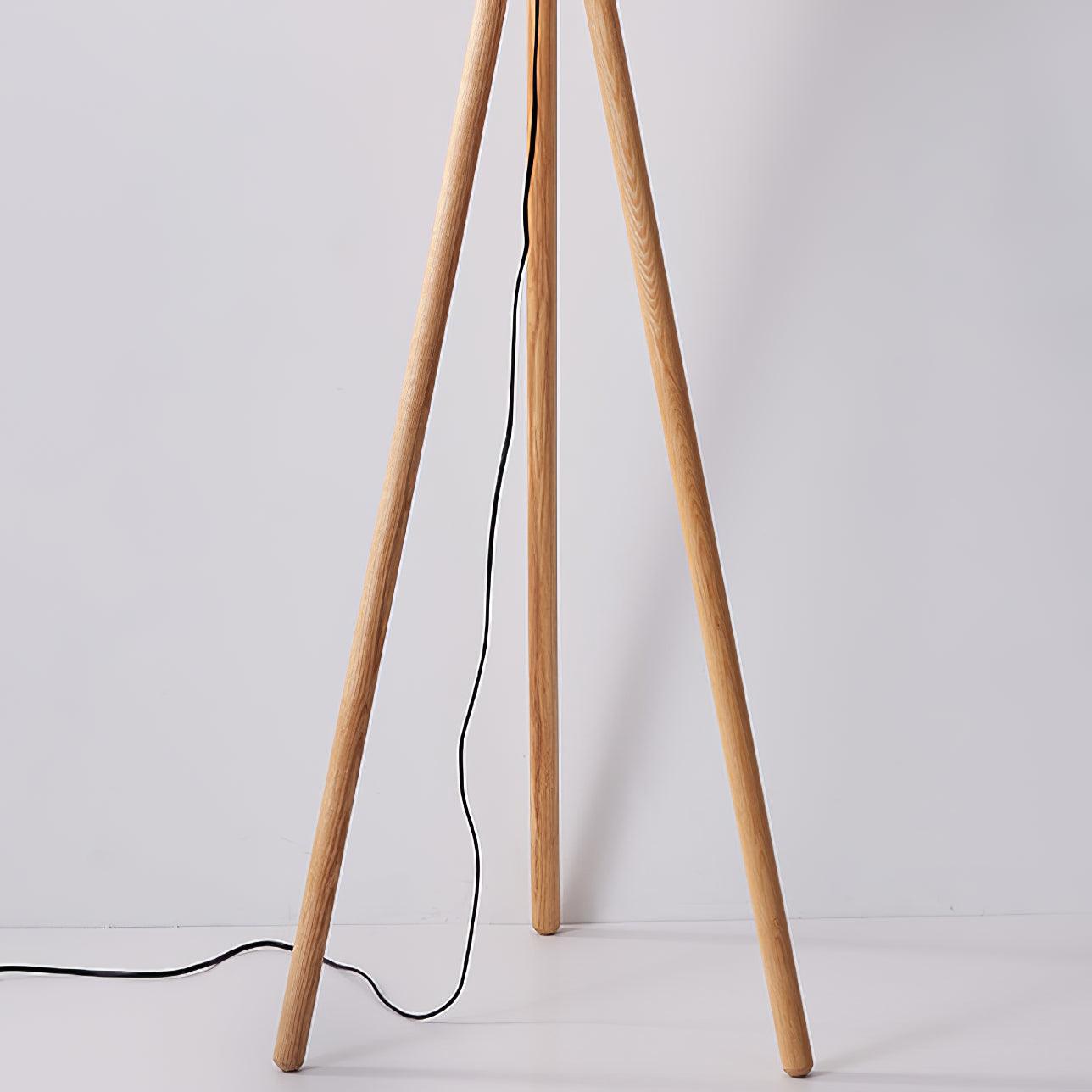 Wooden Pumpkin Floor Lamp - Blowlighting