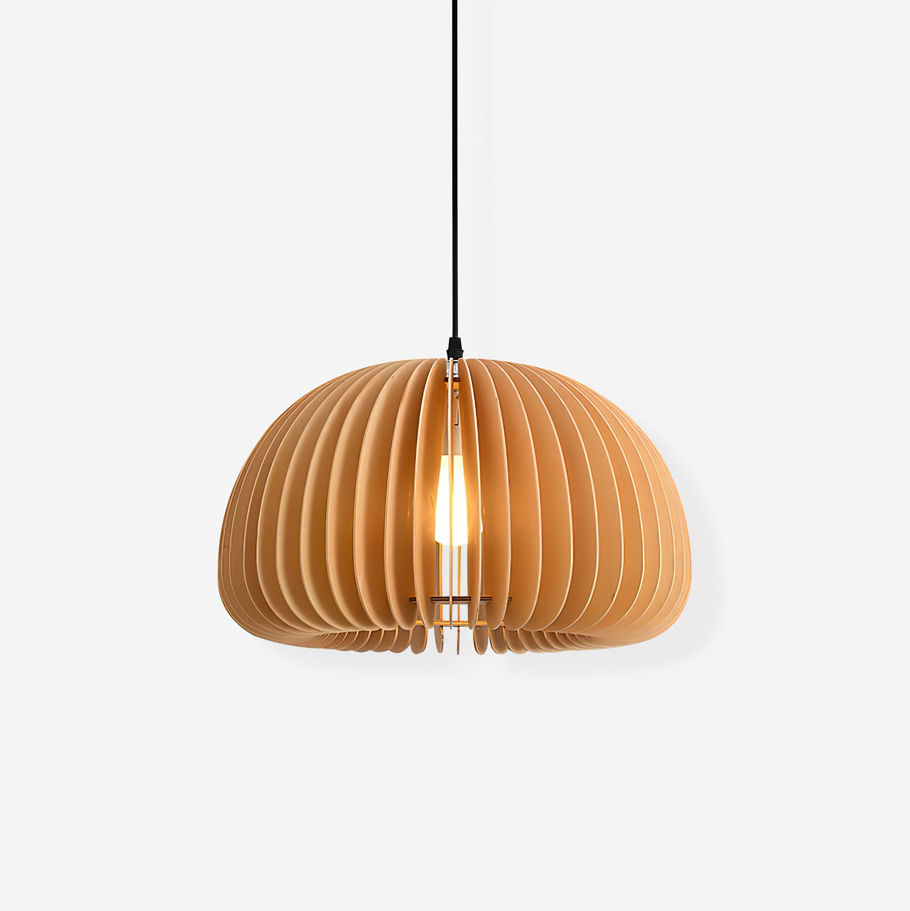 Wooden Pumpkin Pendant Lamp - Blowlighting
